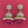 Indo Western Jhumki With Mehndi Plating