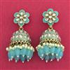 Indo Western Jhumki With Mehndi Plating