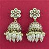 Indo Western Jhumki With Mehndi Plating