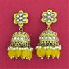 Indo Western Jhumki With Mehndi Plating