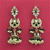 Indo Western Jhumki With Mehndi Plating