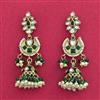 Indo Western Jhumki With Mehndi Plating