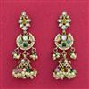 Indo Western Jhumki With Mehndi Plating