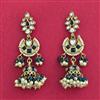 Indo Western Jhumki With Mehndi Plating