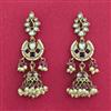 Indo Western Jhumki With Mehndi Plating