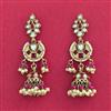 Indo Western Jhumki With Mehndi Plating