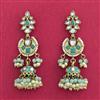 Indo Western Jhumki With Mehndi Plating