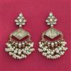 Indo Western Classic Earring With Mehndi Plating