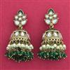 Indo Western Jhumki With Mehndi Plating