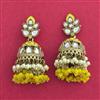 Indo Western Jhumki With Mehndi Plating