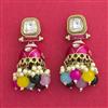 Indo Western Jhumki With Mehndi Plating