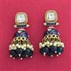 Indo Western Jhumki With Mehndi Plating