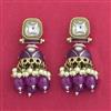 Indo Western Jhumki With Mehndi Plating