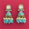 Indo Western Jhumki With Mehndi Plating