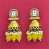 Indo Western Jhumki With Mehndi Plating