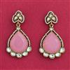 Indo Western Classic Earring With Mehndi Plating