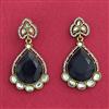 Indo Western Classic Earring With Mehndi Plating