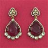 Indo Western Classic Earring With Mehndi Plating