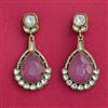 Indo Western Classic Earring With Mehndi Plating