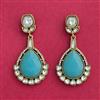 Indo Western Classic Earring With Mehndi Plating