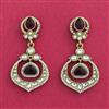 Indo Western Classic Earring With Mehndi Plating