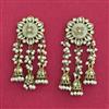 Indo Western Meenakari Earring With Mehndi Plating