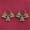 Indo Western Jhumki With Mehndi Plating