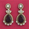 Indo Western Classic Earring With Mehndi Plating
