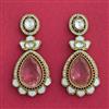 Indo Western Classic Earring With Mehndi Plating