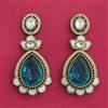 Indo Western Classic Earring With Mehndi Plating