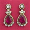 Indo Western Classic Earring With Mehndi Plating