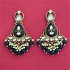 Indo Western Classic Earring With Mehndi Plating