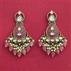 Indo Western Classic Earring With Mehndi Plating