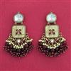 Indo Western Classic Earring With Mehndi Plating