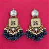 Indo Western Classic Earring With Mehndi Plating
