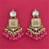 Indo Western Classic Earring With Mehndi Plating