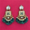 Indo Western Classic Earring With Mehndi Plating