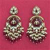 Indo Western Classic Earring With Mehndi Plating