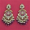 Indo Western Classic Earring With Mehndi Plating