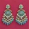 Indo Western Classic Earring With Mehndi Plating