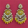 Indo Western Classic Earring With Mehndi Plating