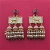 Indo Western Jhumki With Mehndi Plating