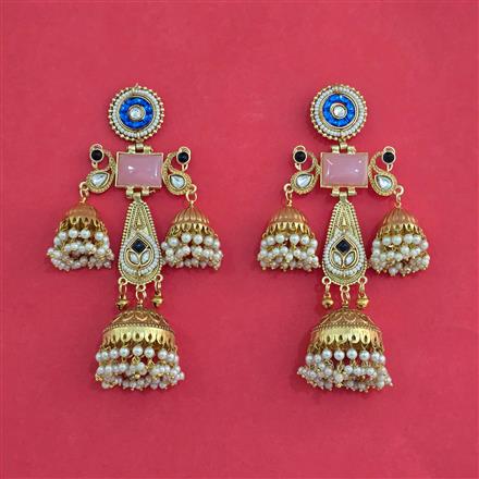 Indo Western Jhumki With Gold Plating