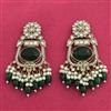 Indo Western Classic Earring With Mehndi Plating