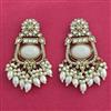 Indo Western Classic Earring With Mehndi Plating