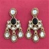 Indo Western Classic Earring With Mehndi Plating
