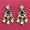 Indo Western Classic Earring With Mehndi Plating