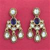 Indo Western Classic Earring With Mehndi Plating
