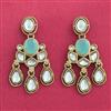 Indo Western Classic Earring With Mehndi Plating