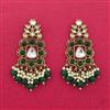 Indo Western Classic Earring With Mehndi Plating